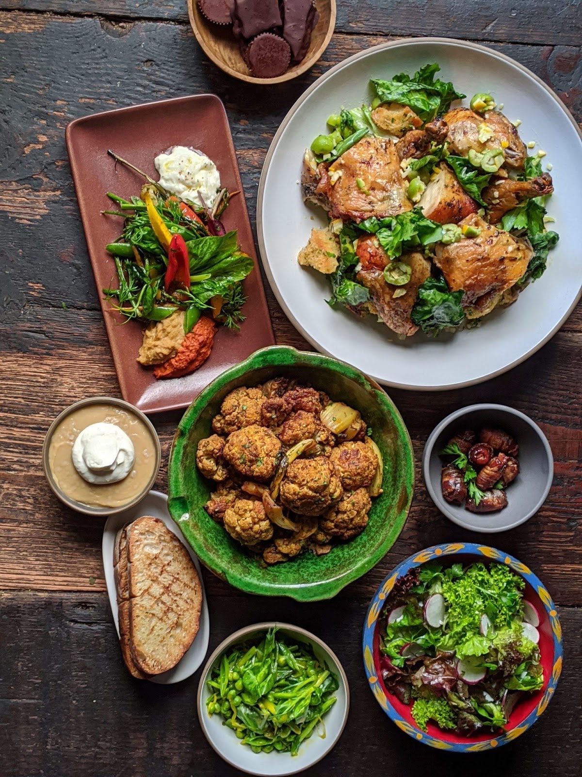Spanish fried chicken with romesco aïoli