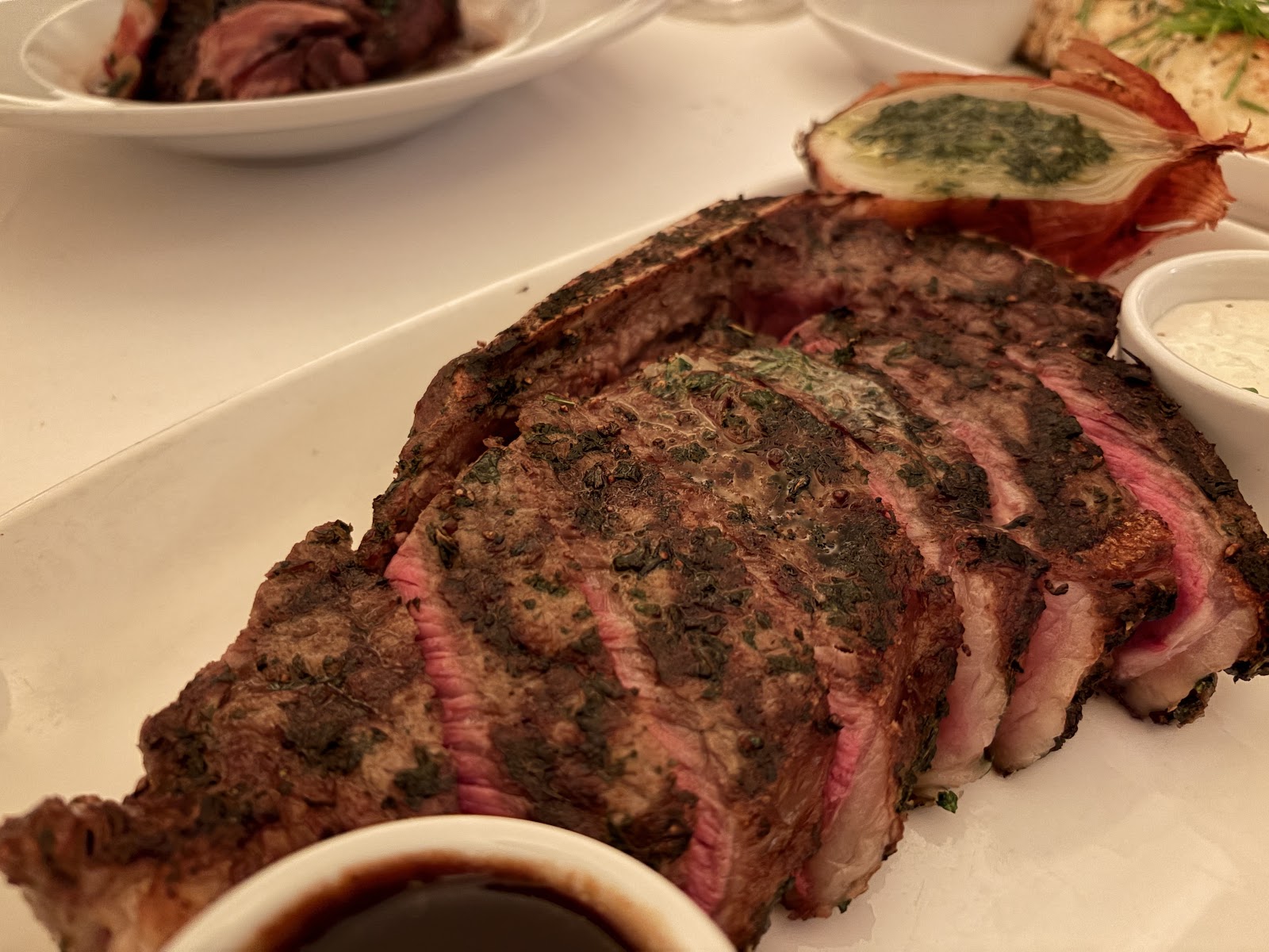 Prime Skirt Steak, sliced