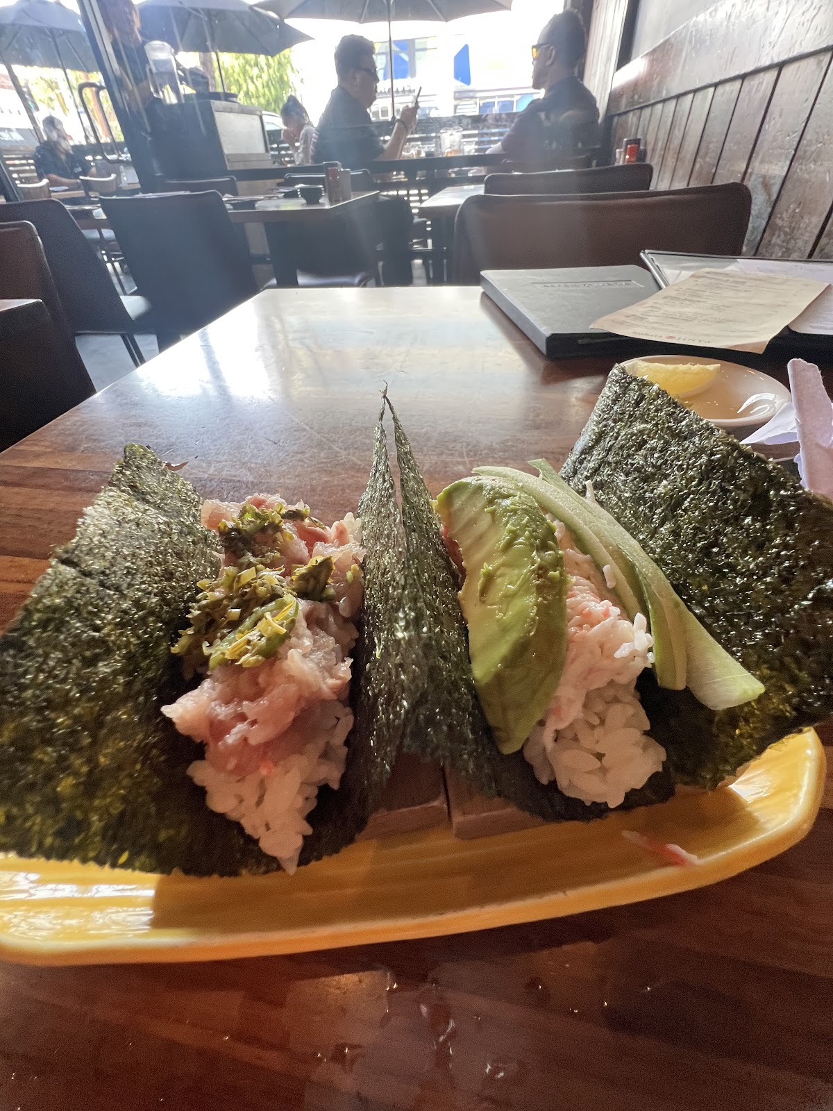 Salmon Avocado Hand Roll