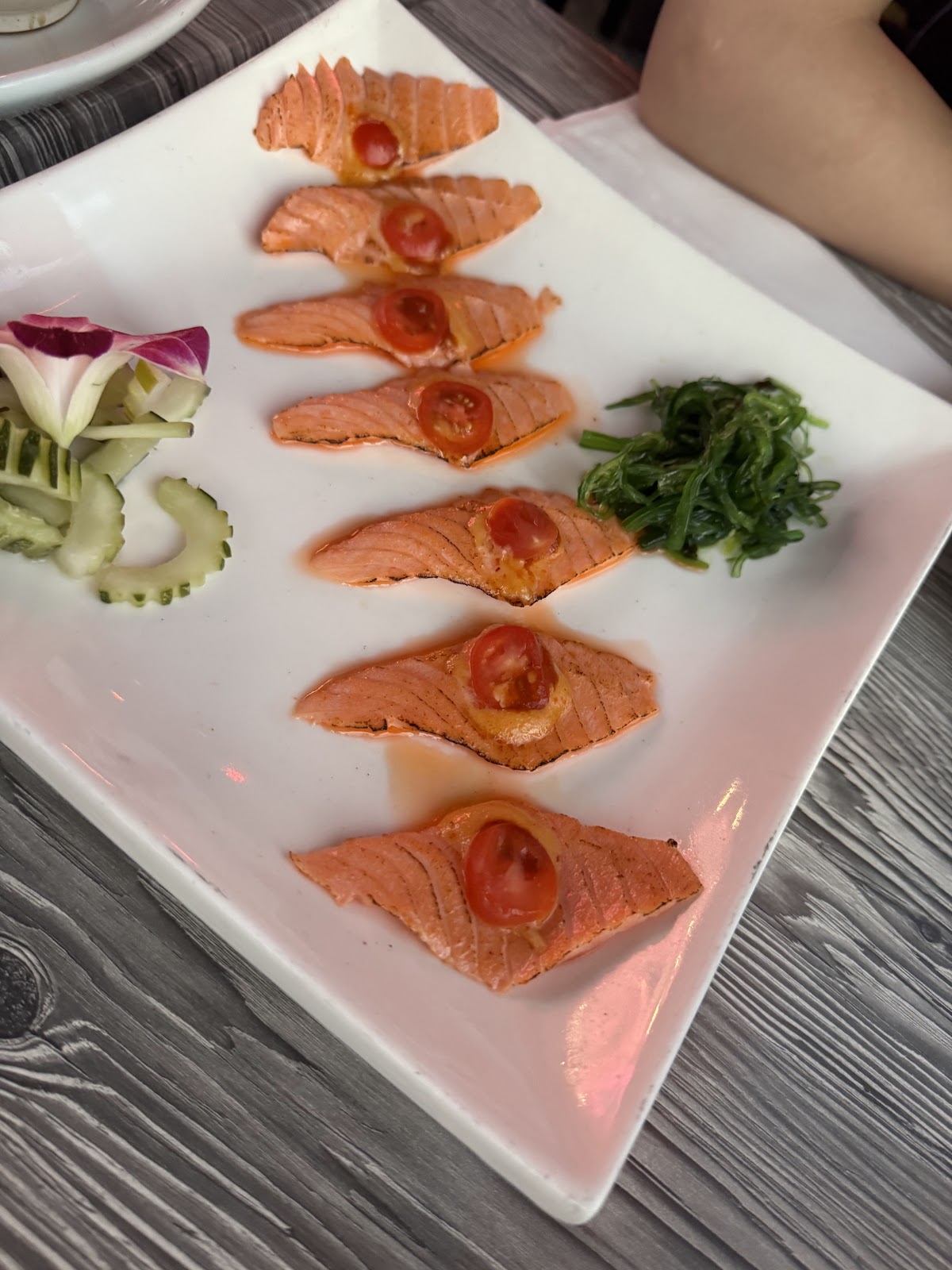 Seared Salmon Sashimi