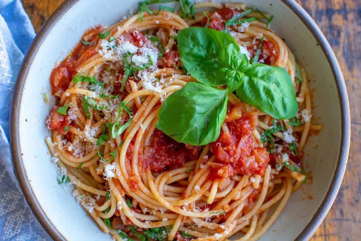 Spaghetti with Marinara