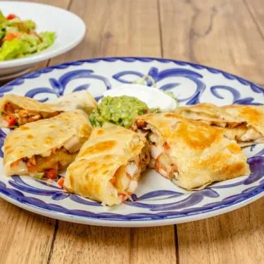 Mexican Caesar Salad & Quesadilla