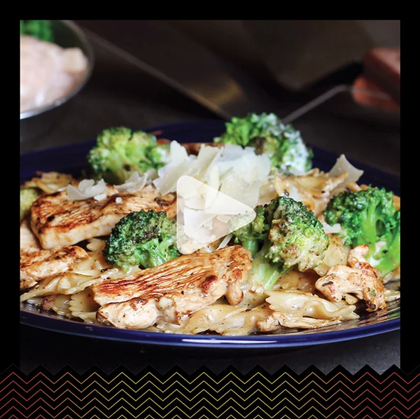 Chicken, Broccoli + Ziti