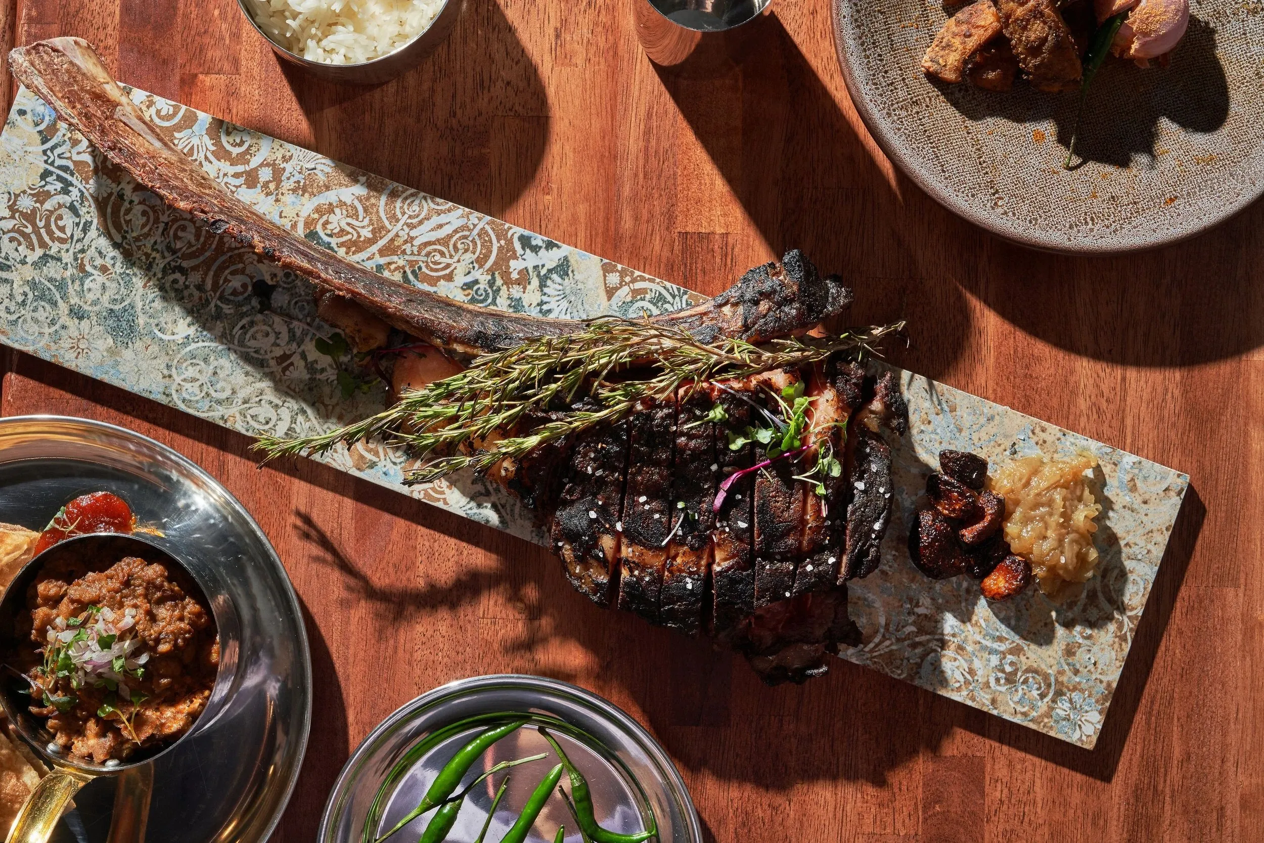 Wood-fired Bone-in Tomahawk