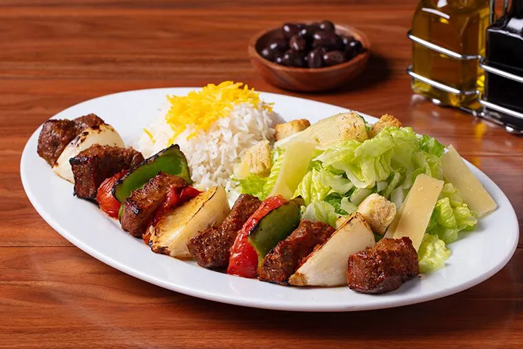Flat Iron Steak Shish Kabob