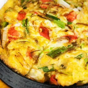 Seafood & Vegetable Pancake
