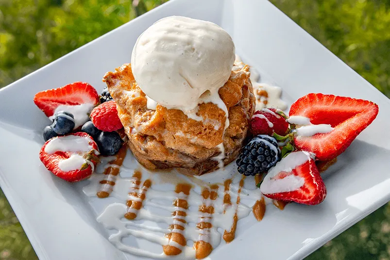 White Chocolate Bread Pudding