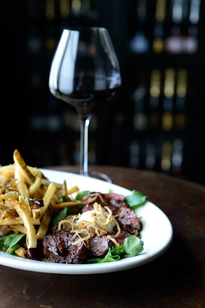 Hanger steak frites