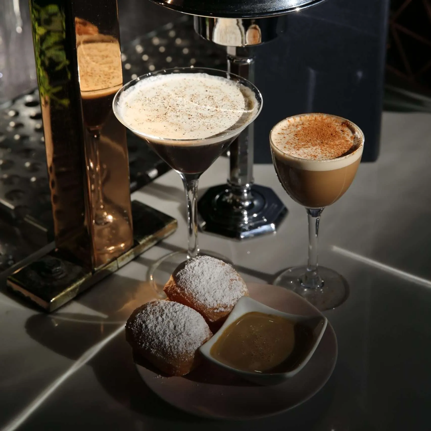 Espresso Martini & Beignets