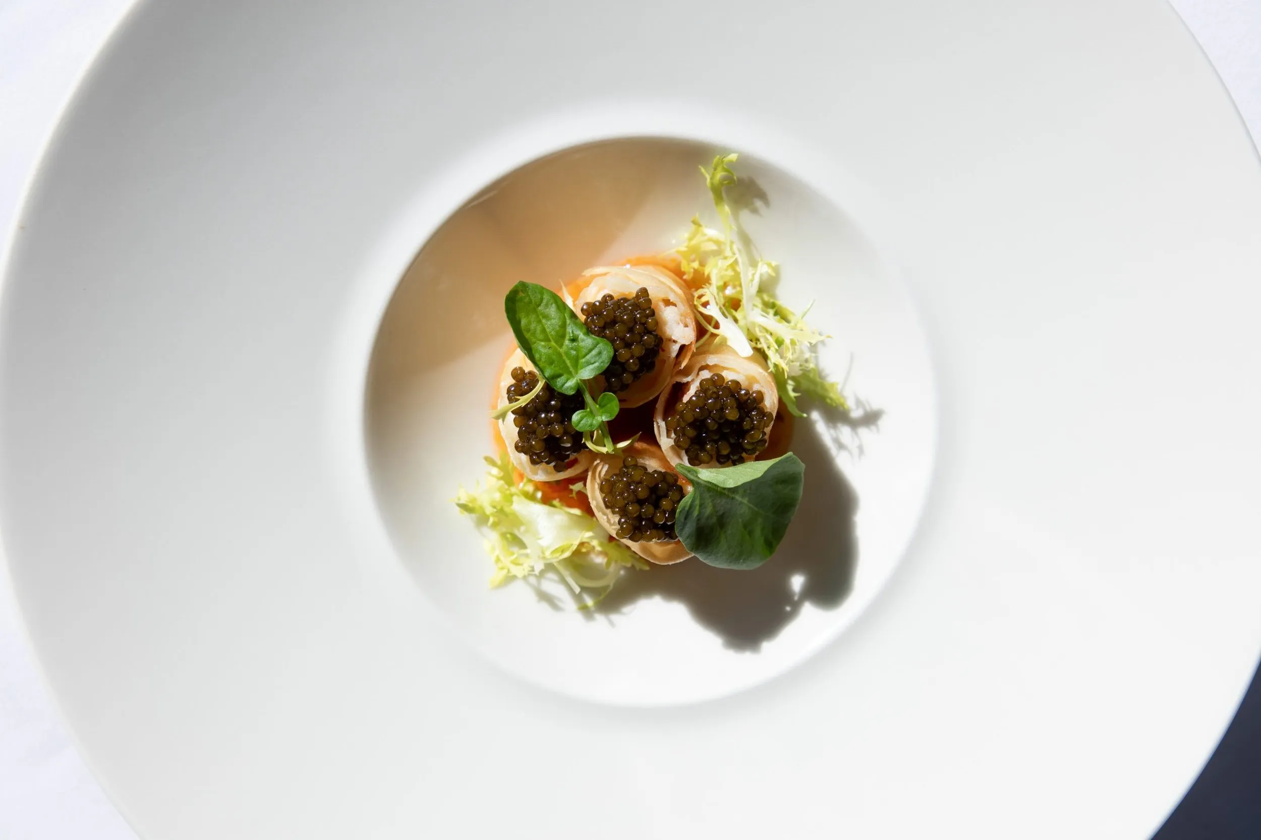 Langoustine Caviar Eggroll