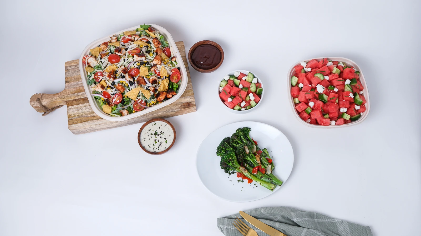 Watermelon & Goat Cheese Salad