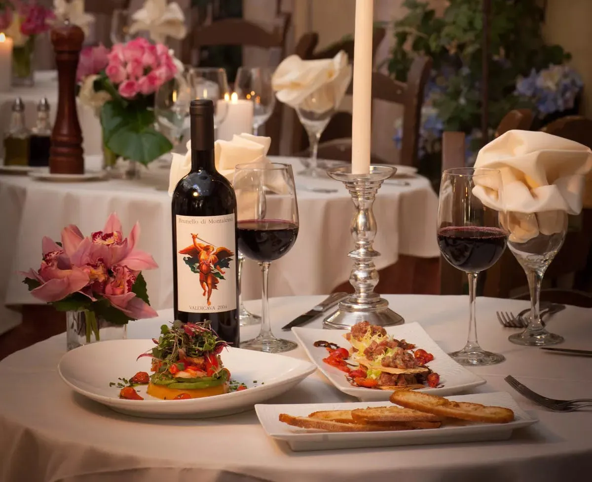 Grilled Mushroom & Eggplant Tower