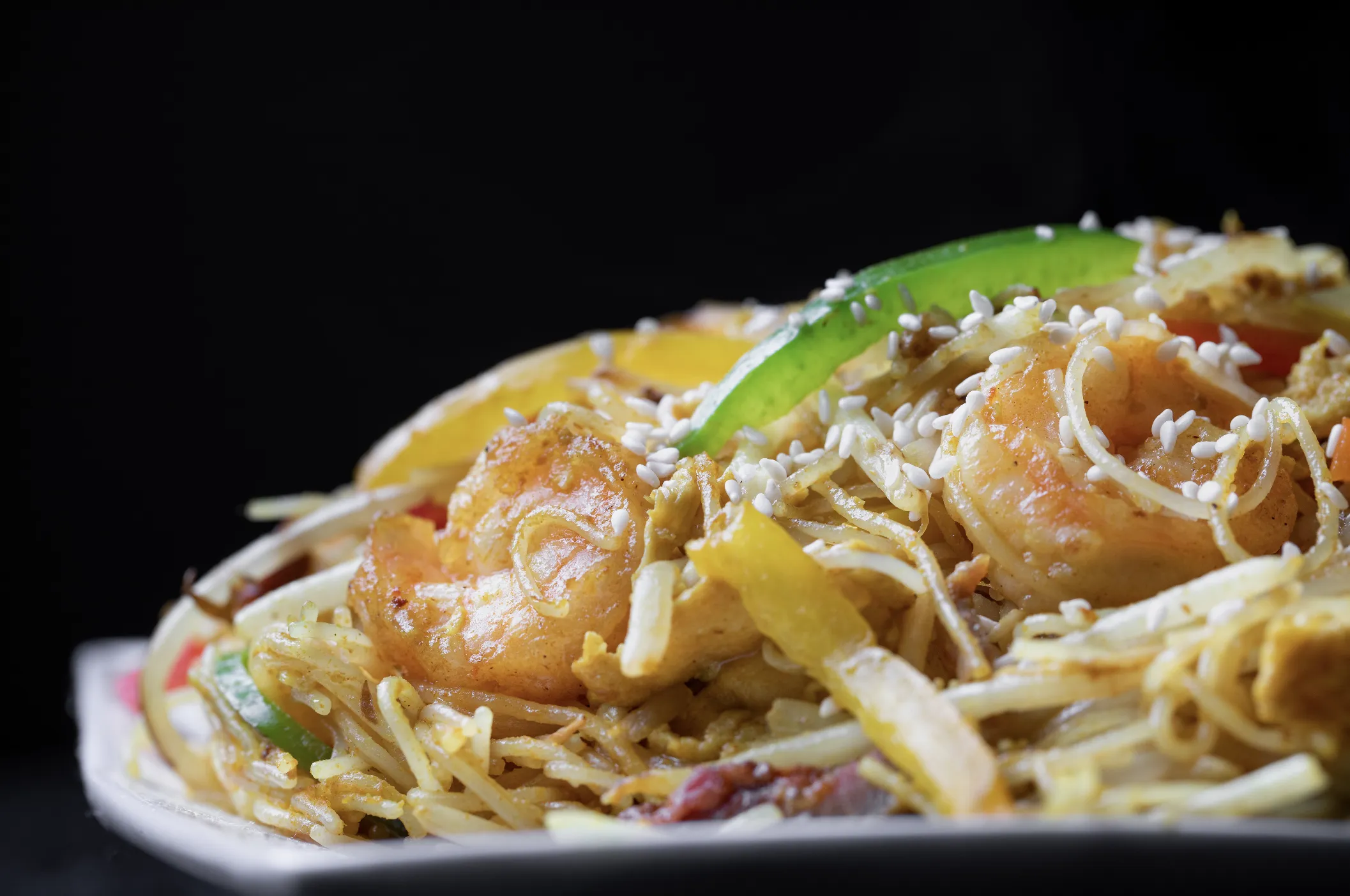 Singapore Curry Rice Noodles