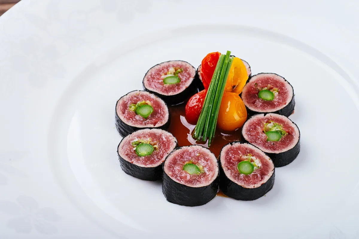 Tuna Tempura Roll with Yuzu Miso
