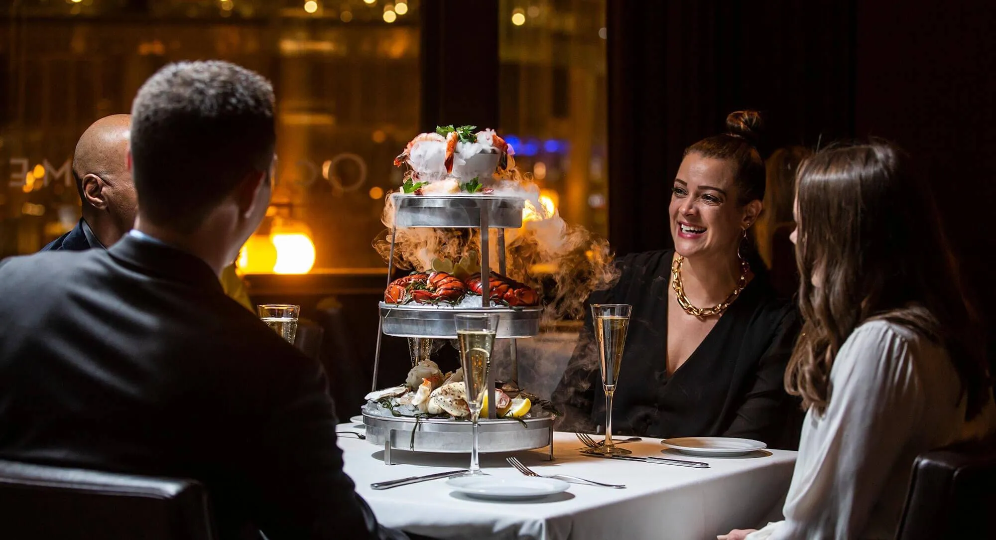 Smoking Shellfish Tower