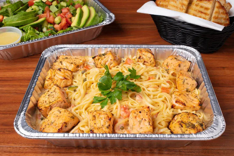 Salmon Scampi