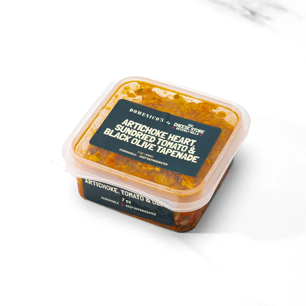 Domenico's Artichoke Heart, Sun-Dried Tomato & Black Olive Tapenade (7oz)