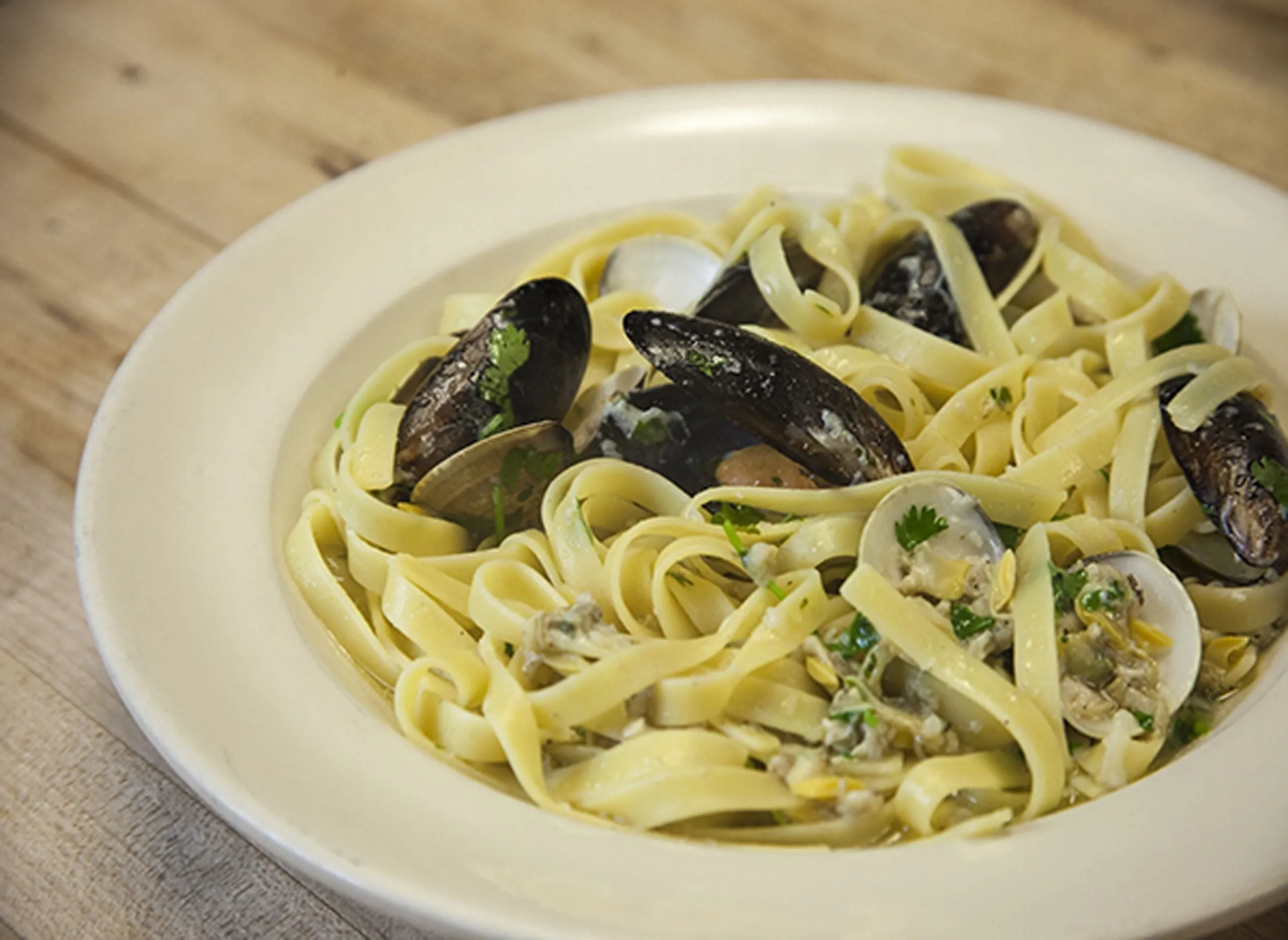 Fettuccini Clams and Muscle