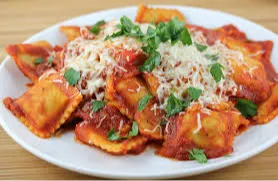 Meat Ravioli Marinara