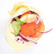 Fish Kabob (Salmon) Sandwich