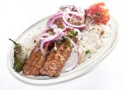 Beef Luleh Kabob Plate