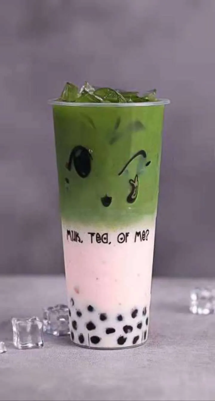 Matcha Latte With Boba