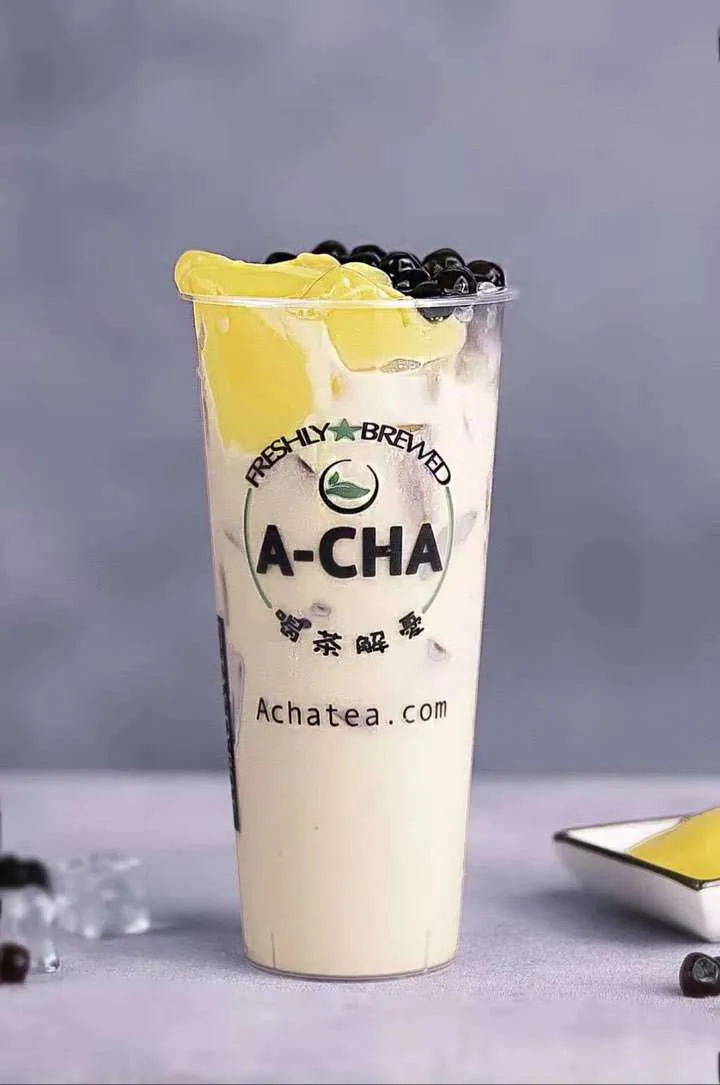 Half&Half Milk Tea (With Boba&Pudding)