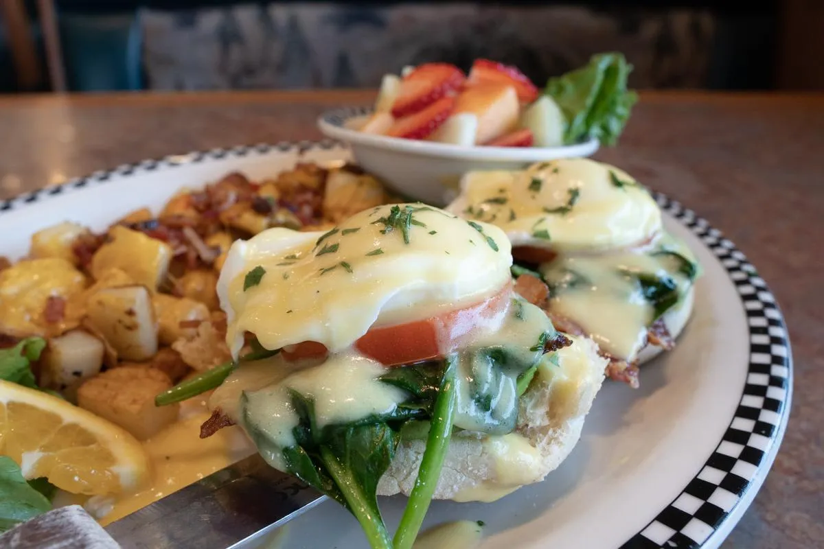 Bacon Avocado Benedict