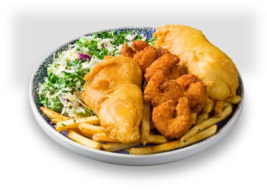 Shrimp & Battered Fish