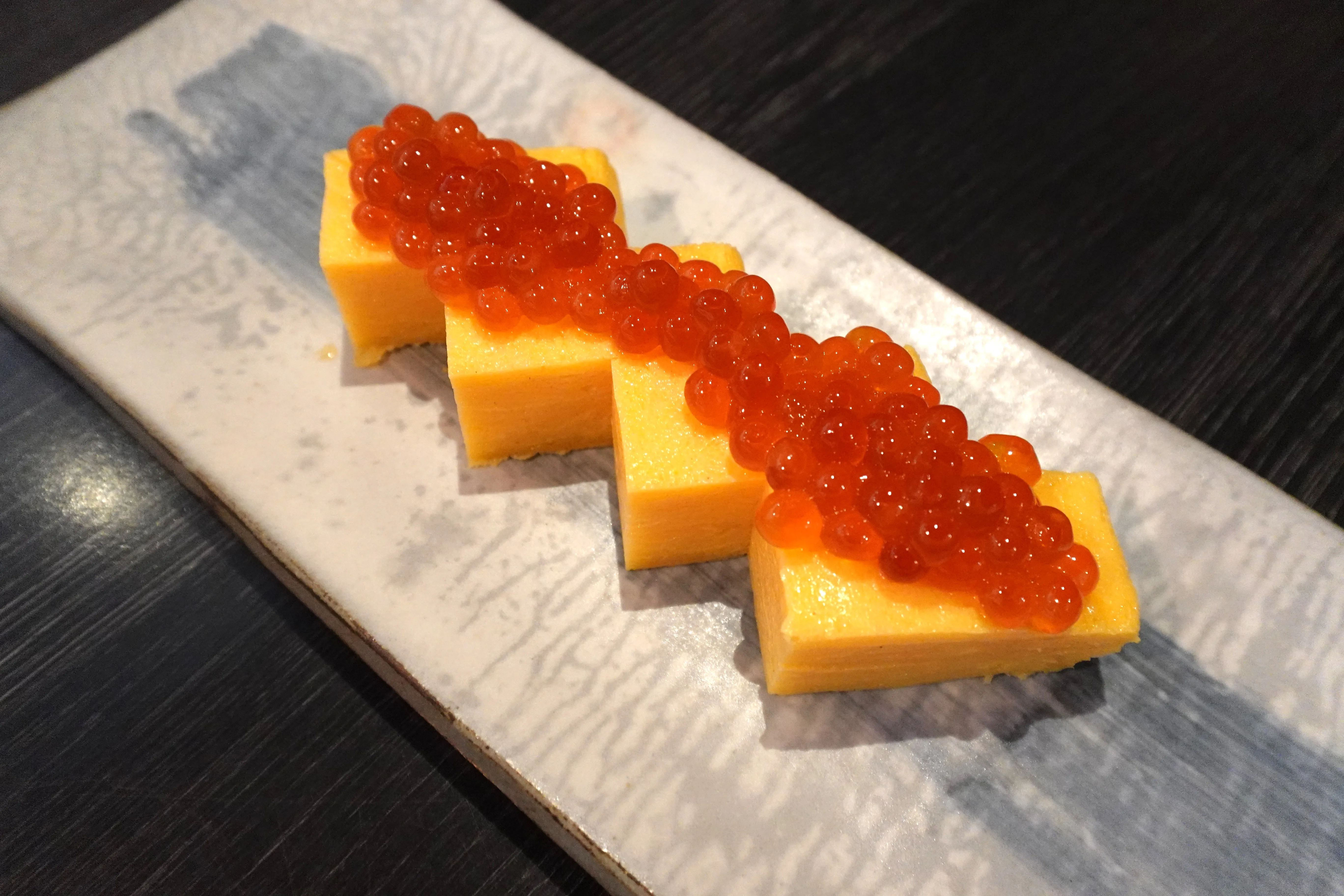 Ikura Tamagoyaki (Japanese Omelet)