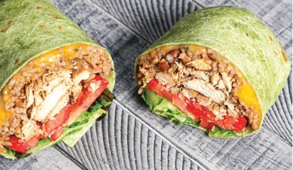 Jerk Chicken Wrap