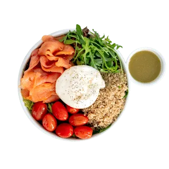 Smoked Salmon & Burrata Salad Bowl