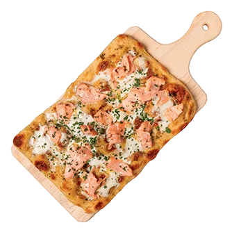 Salmon & Burrata Pinsa