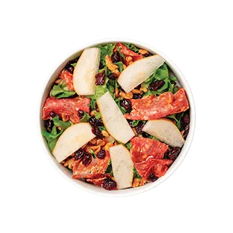 Pear & Salami Salad Bowl