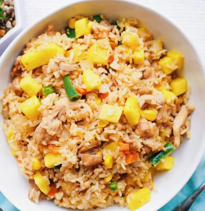 Pineapple with Chicken Fried Rice