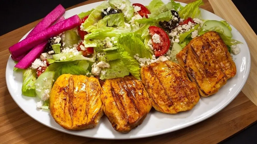 #10 Chicken Breast On Greek Salad