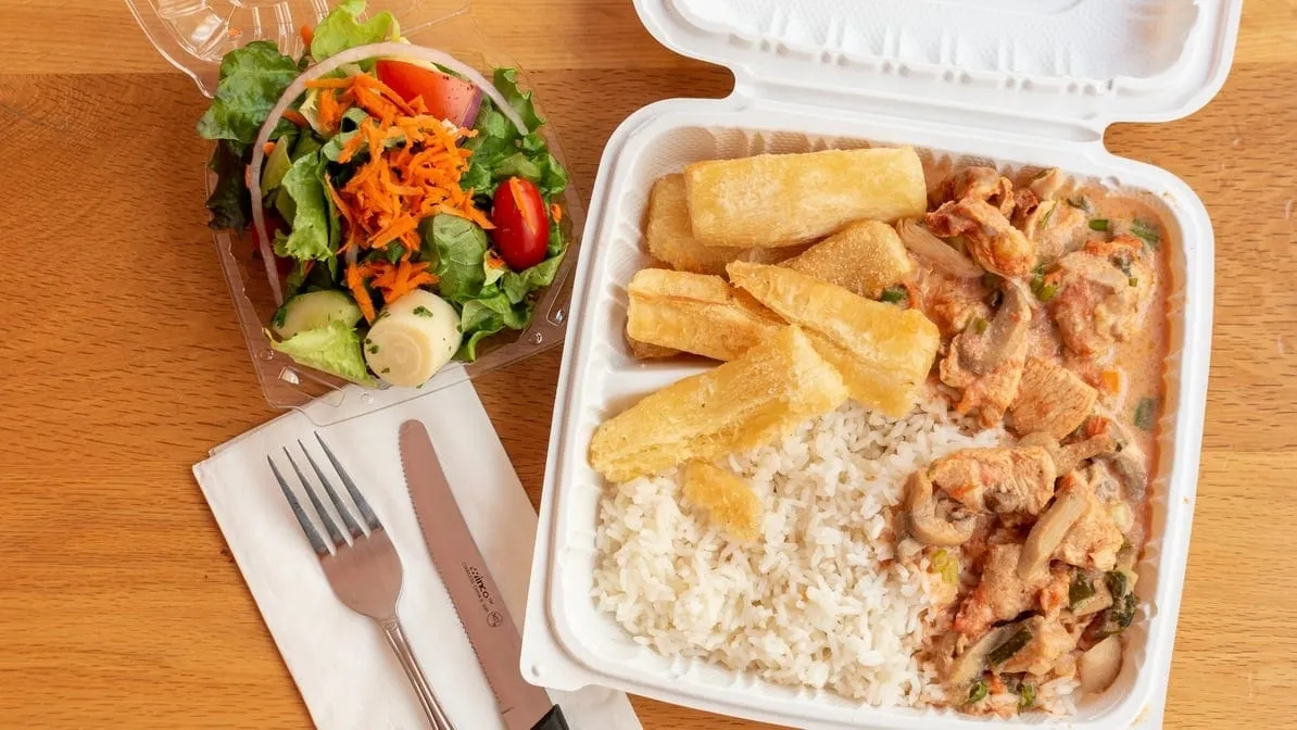 Chicken Stroganoff Platter