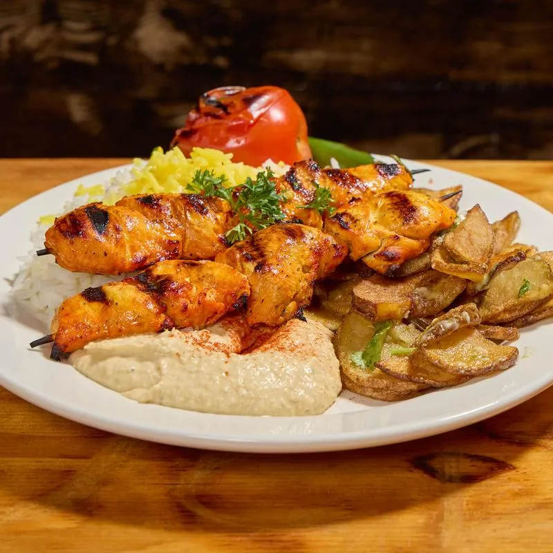 Chicken Kebob Plate