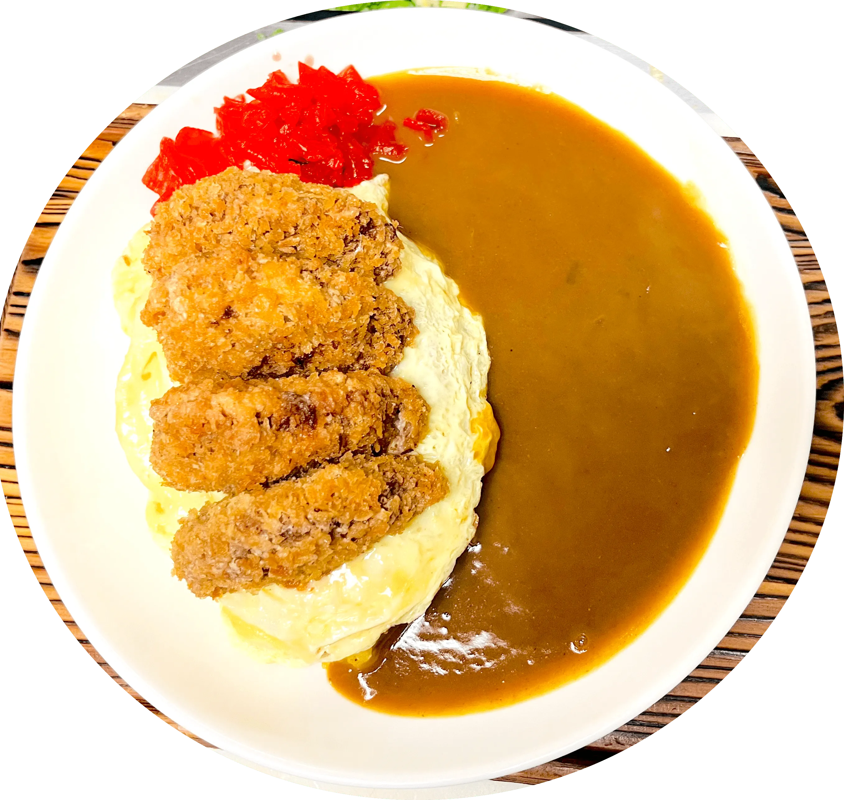 Deluxe Omelette Curry Katsu