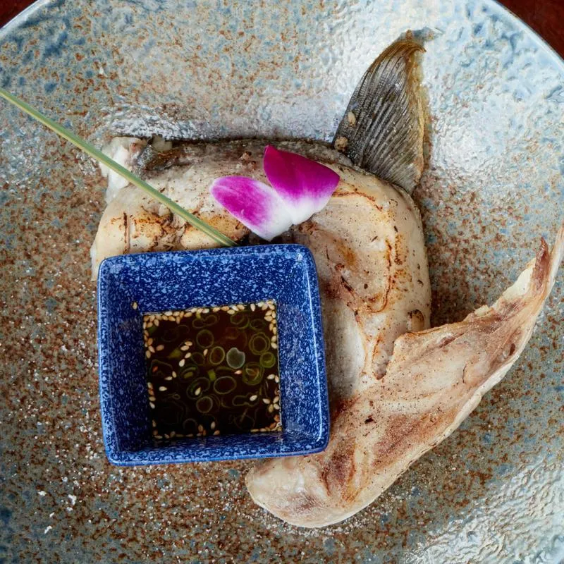 Grilled Yellowtail with Ponzu Sauce