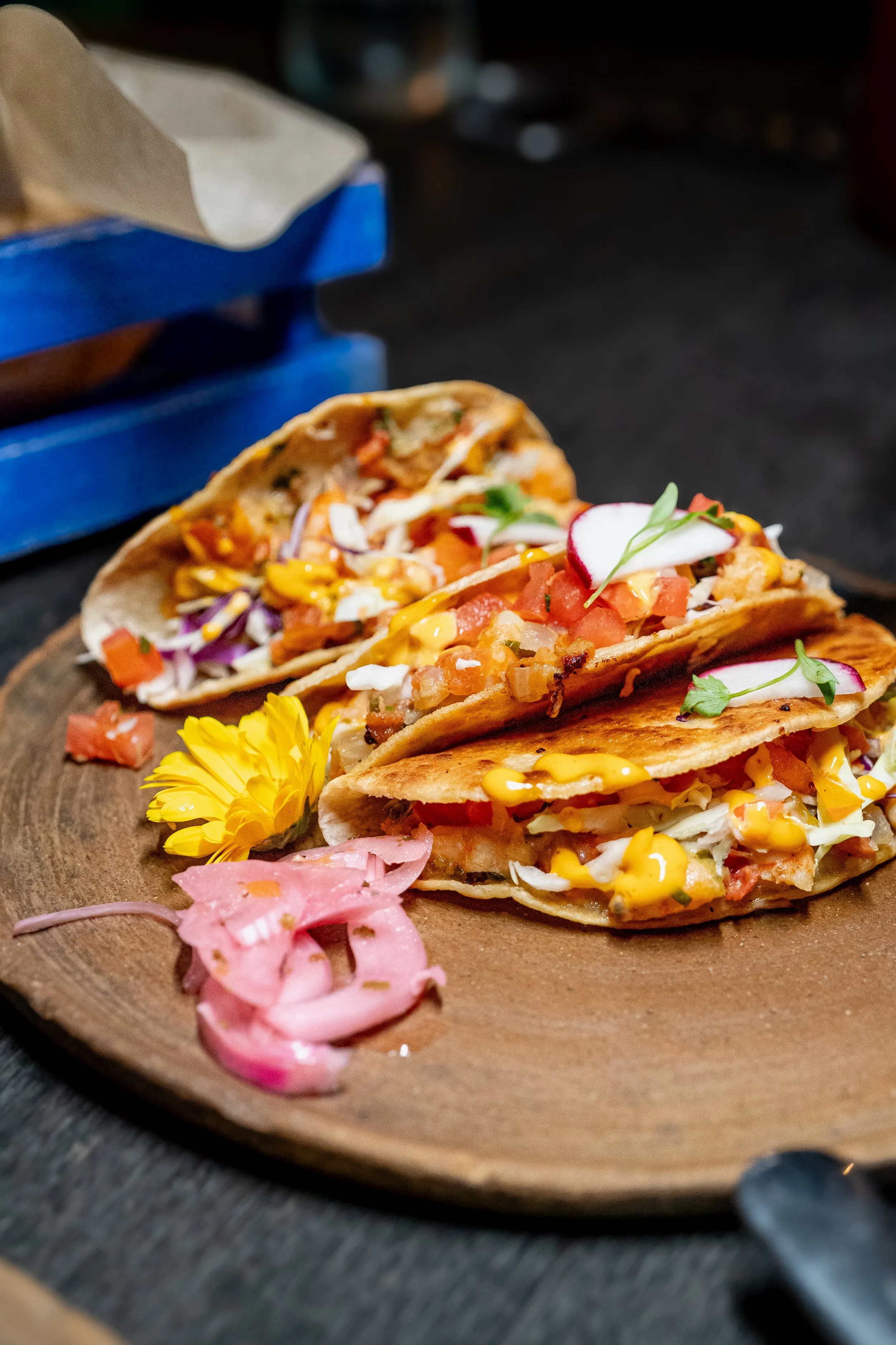 Shrimp Gobernador Tacos
