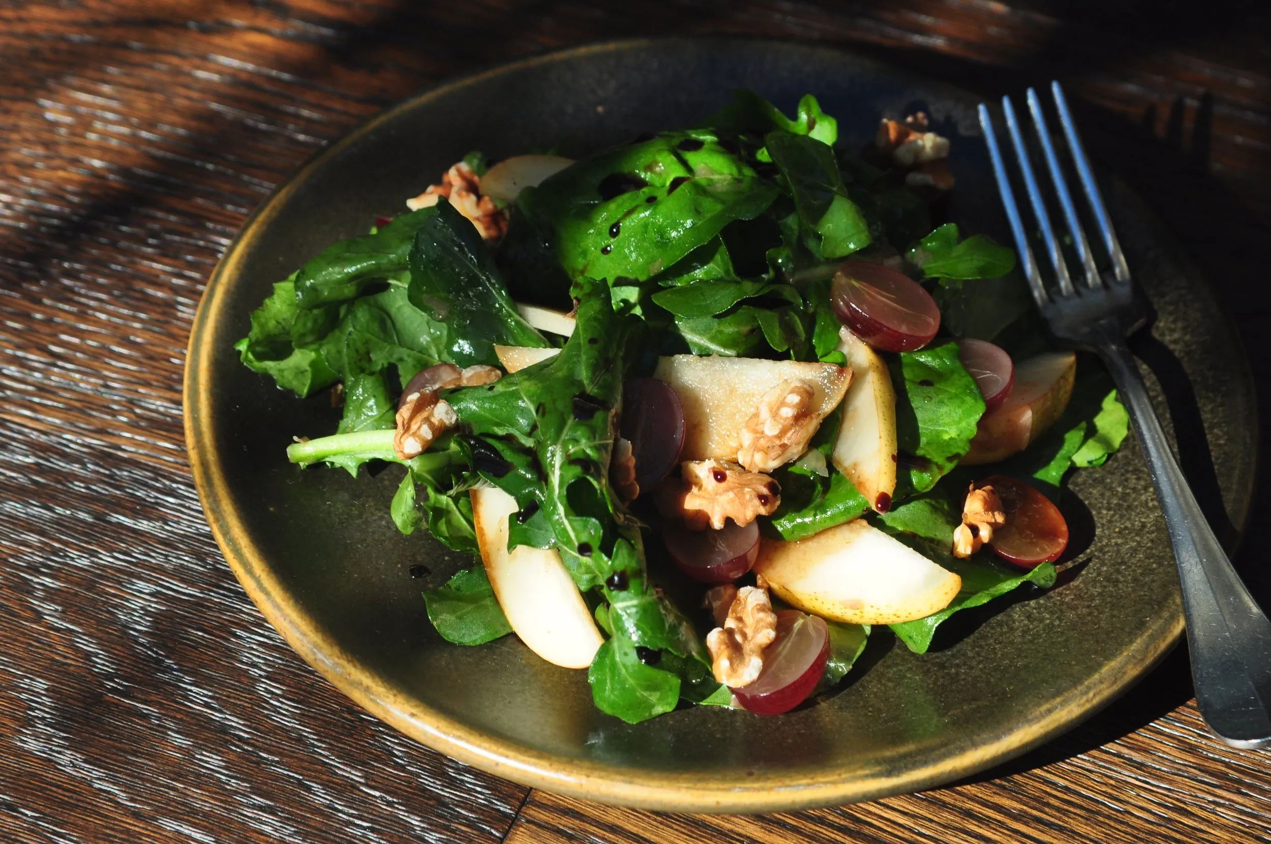 Romeo's salanova lettuces with meyer lemon cream