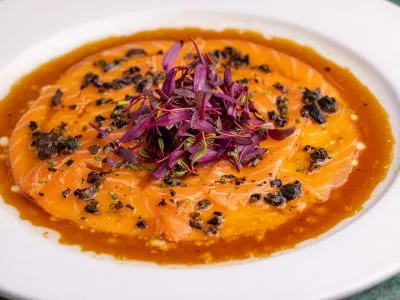 Salmon Carpaccio