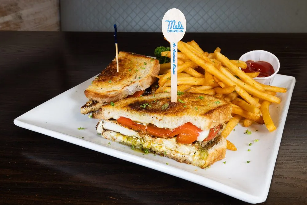 Chicken Pesto Melt