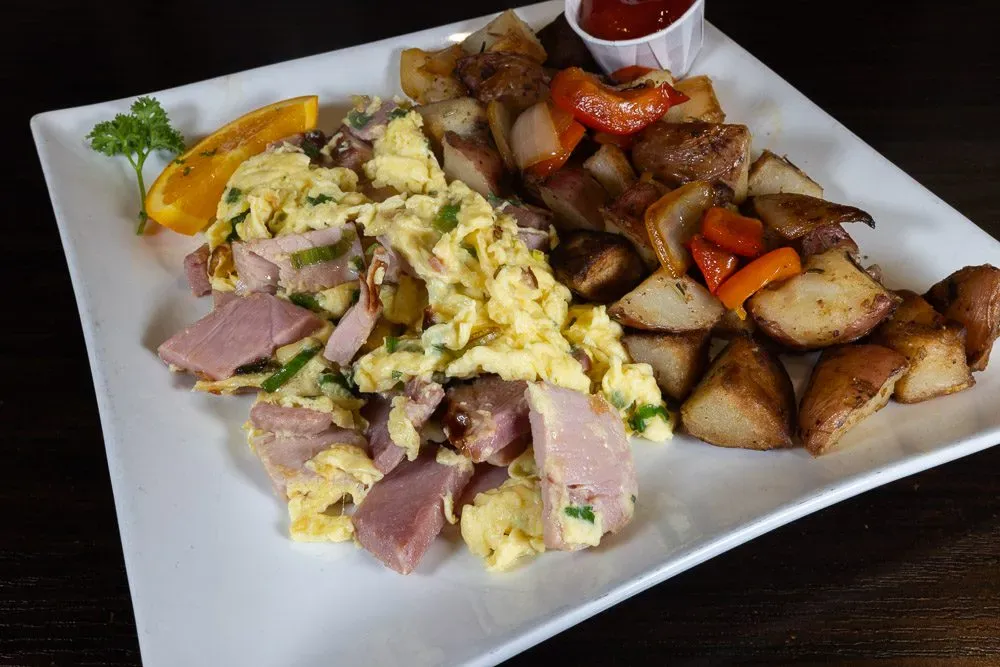 Diced Ham & Free-Range Eggs