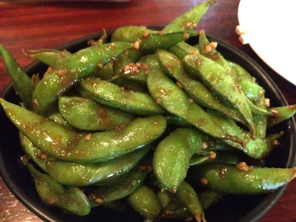 Garlic Edamame