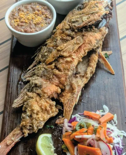Whole Fried Pacific Snapper