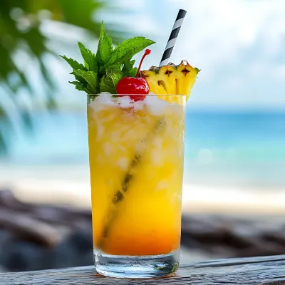 Tropical Mocktails