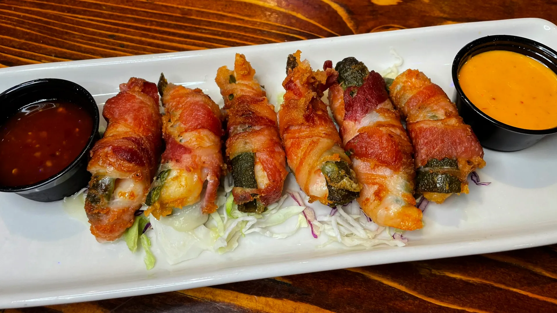 Jalapeño Bacon Wrapped Shrimp
