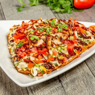 BBQ Chicken Tostada
